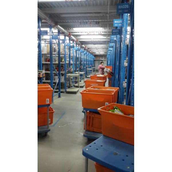Square Rectangular Industrial Stacking Nesting Plastic Storage Crate