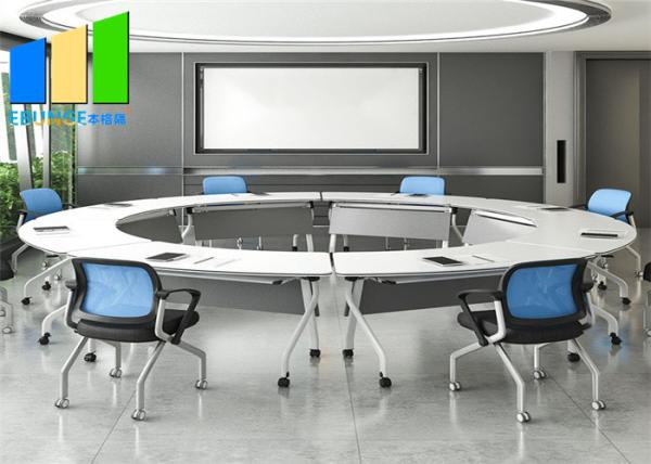 Buy Adjustable Folding Stackable Conference Room Tables Office Training Tables at wholesale prices