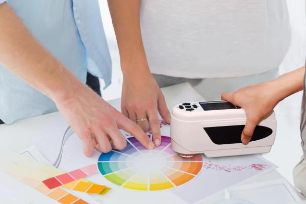 High Accuracy Color Testing Machine , NR200 Precision Portable Colorimeter 8mm