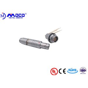 Quality Male And Female Panel Mount Circular Connector Fischer Core With Elbow Contacts for sale