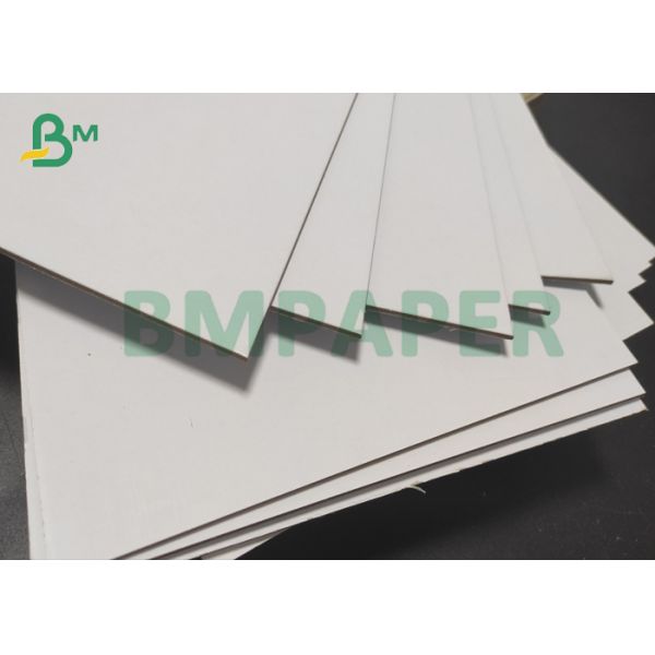 Double-sided white cardboard