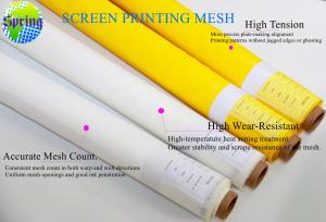 Quality Polyester Screen Printing Mesh with Low Elasticity for Various Printing Applications for sale