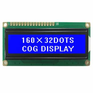 160x32 STN Negative/Transmissive Graphic LCD Display Module with ST7920 Drive IC