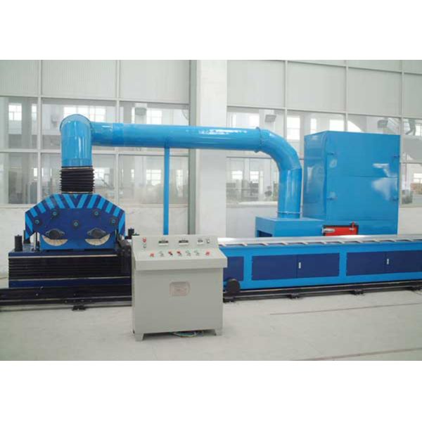 Mirror Finish Automatic Deburring Machine / Stainless Steel Square Pipe Polishing Machine