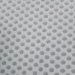 Breathable Airmesh White Polyester Mesh Fabric Recycled Polyester Mesh 430gsm