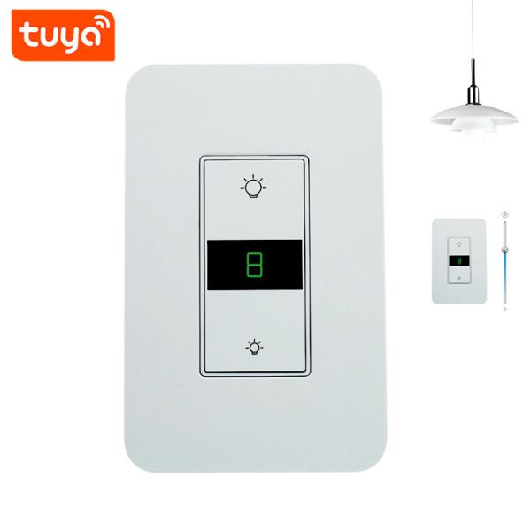 Buy Home Automation Apple HomeKit Wifi Three Way Dimmer Switch 90-110v Remote Control Wireless at wholesale prices