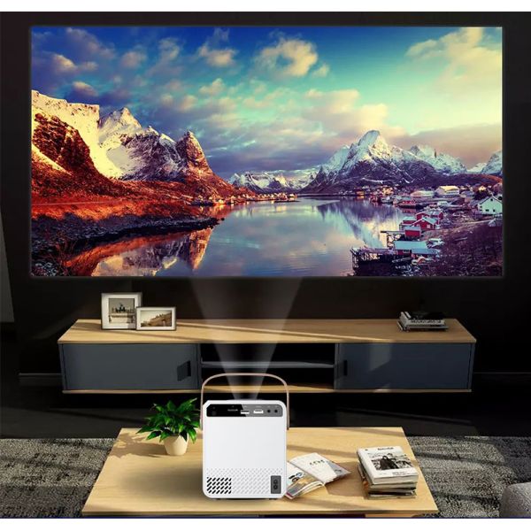LCD Portable Multi Media Projector LED For Home Theater And Entertainment