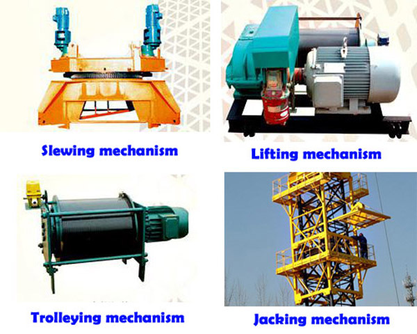 China 4808 mini tower crane for construction building