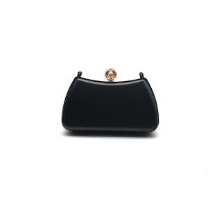 Quality Elegant Imitation Pearl Clasp Irregular Shape Box Clutch Frame for sale