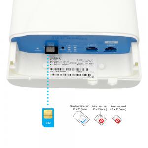 China Wireless 4G CPE Outdoor Wifi Router IP66 Waterproof POE Adapter on sale