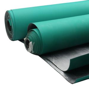 China 100cm X 90cm Green Rubber Mat , ESD Table Mat For Electronic Assembly on sale