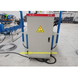 Galvanized Wire Cyclone 415v Chain Link Fence Machine