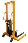 Straddle Hand Pallet Stacker , Manual Platform Stacker 1000kg