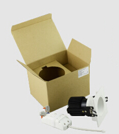 2700K Warm White 900Lm Square COB LED Down Light , Isolated Driver With Cree Leds