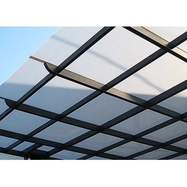 Transparent Solid Polycarbonate Roofing Sheets Multiscene Anti Condensation