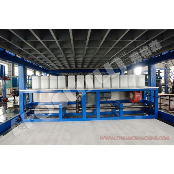 Direct Refrigeration System 10t Ice Block Machine with R404a Refrigerant and Bearing