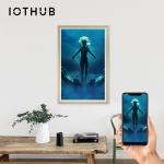 32 Inch NFT Digital Frame Android System Wall Mount Wireless Projection