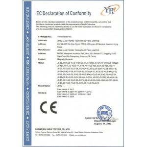 JSUS ELECTRONIC TECHNOLOGY CO.,LIMITED Certifications