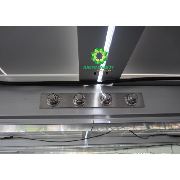 Aluminum Solar Racking System , PV Mounting Systems For Commercial Project Solar Plant