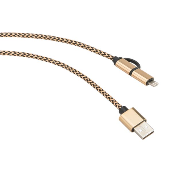 PC Power Supply Cable Sleeving , Cotton Braided Cable Sleeving For USB Cable