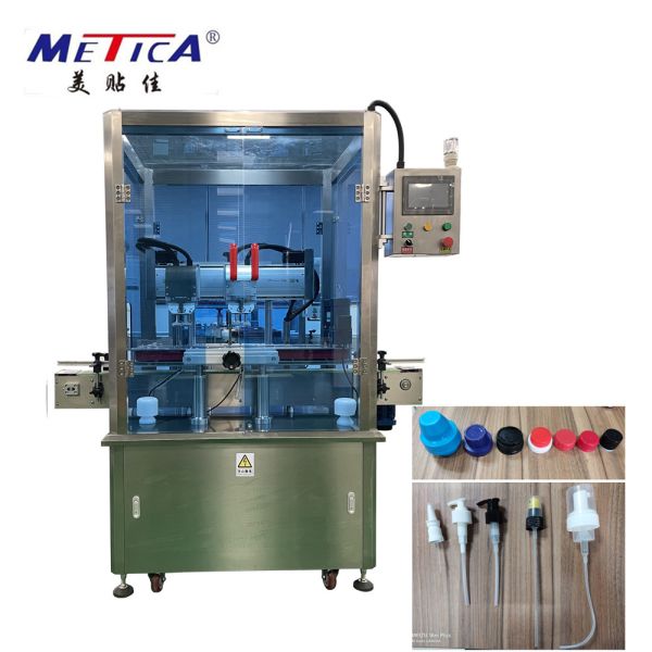 METICA Linear Jar Capping Machine Automatic Bottle Capper Machine 3000bph