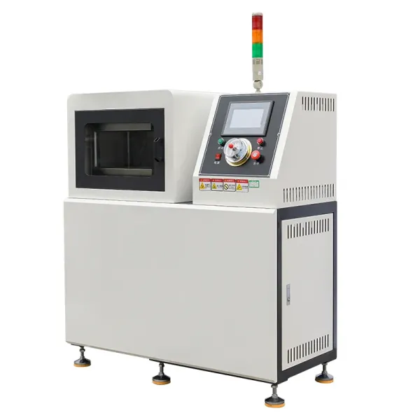 Touch Screen Rubber Plate Vulcanizer with CREE.6 Hydraulic Flow 150mm Cylinder Stroke and 11mm/s Cylinder Speed