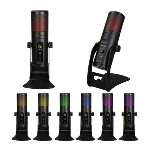 USB recording microphone Plug and Play Song recording Quick Mute for music