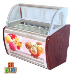 China Dynamic Cooling Ice Cream Display Showcase  R404a Refrigerant Digital  Thermostat on sale