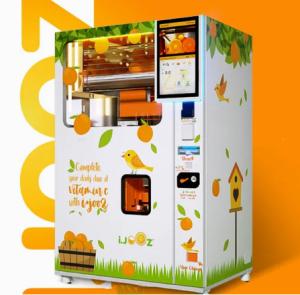 China Customizable Automatic Juice Vending Machine With LED Lighting System on sale