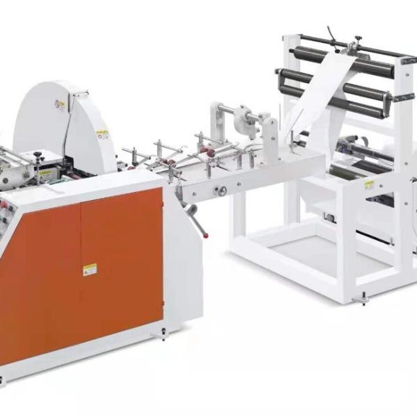 Buy Adjustable Roll Feeding Common V Bottom Paper Bag Machine With Tracking at wholesale prices