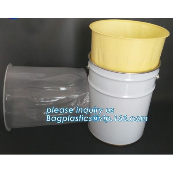 Drum cover dust caps, round bottom drum liners, drum cap sheets, poly disc lid liners, 5 gallon, 15 gallon, 30 gallon, 5
