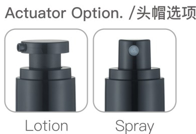 Plastic Airless Pump Bottles Spray GR202H AS Bottle