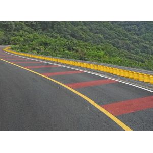 Quality Rolling Guard Rail System Traffic Safety EVA PU Highway Roadway Roller Barriers for sale