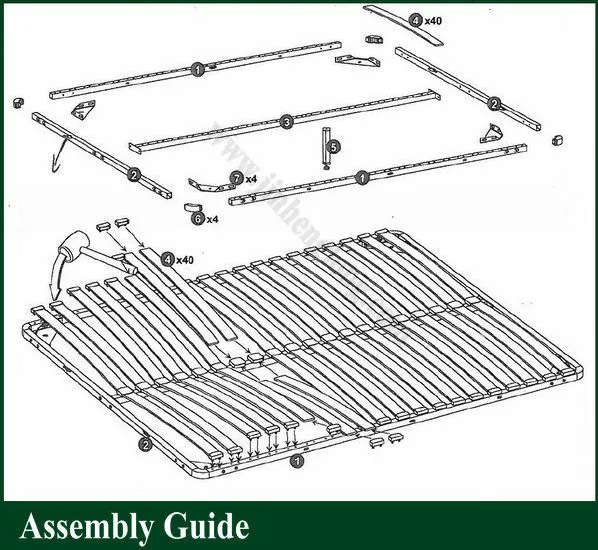 White Colour Lacquerred Metal Base Bed Frame For Queen Size Mattress