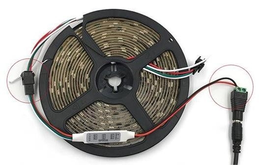 3 Button Mini LED Strip Controller Wireless Rgb For WS2811 WS2812 DC5 To 12V