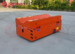 China 10 Tonne Trackless Transfer Cart Battery Operated With Rubber Wheels Move on sale