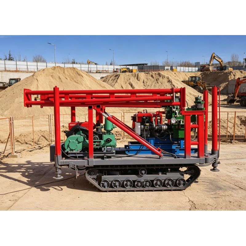 Heavy Duty Crawler Boring Machine Fast Moving Wide Application