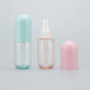 Quality 40/60ml PUMP SPRAYER PET Capsule Spray Bottle in Lovely Color for Portable Essence Water for sale