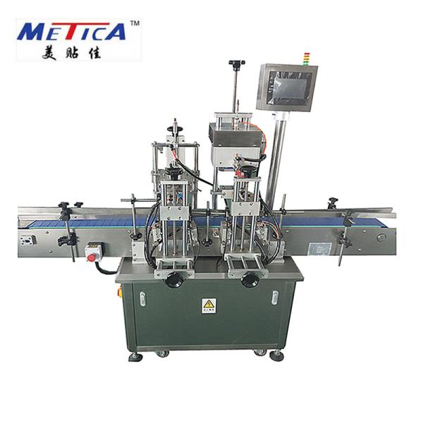 Buy 0.6MPa Semi Automatic Bottle Capping Machine Linear Capping Machine For Ropp Cap at wholesale prices