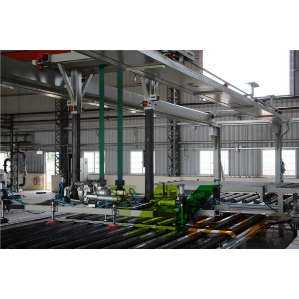 Laminate Flooring Production Line , Automatic Paper Laminating Machine Hot Press