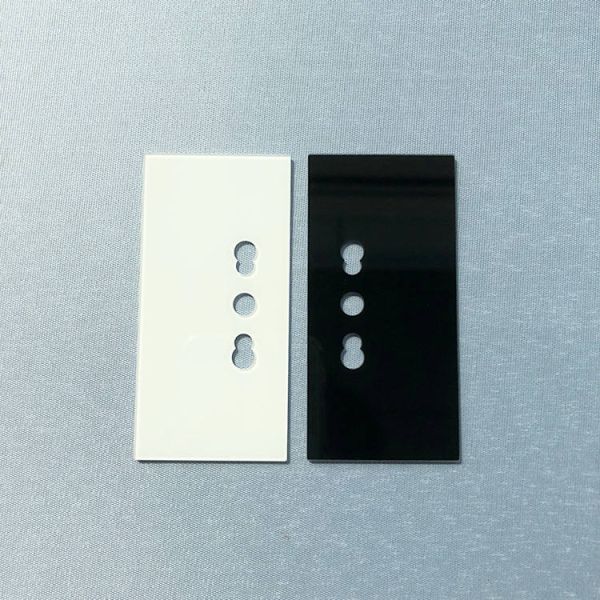 Custom Wall Mounted Socket Glass Cover Panel