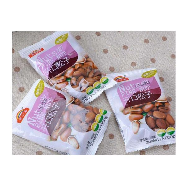 Vertical Form Fill Seal Packing Machine / Omron PLC Food Bag Former