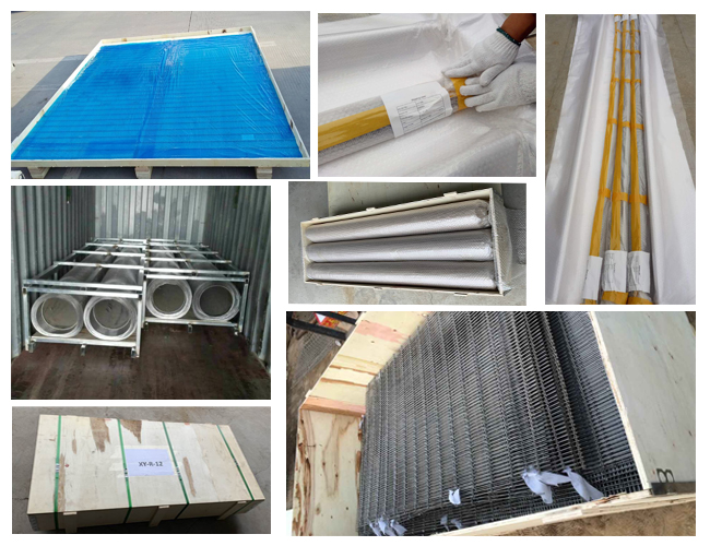 6m X 120m Stainless Steel Architectural Mesh Curtain Natural Color Woven MetalFabric Facade