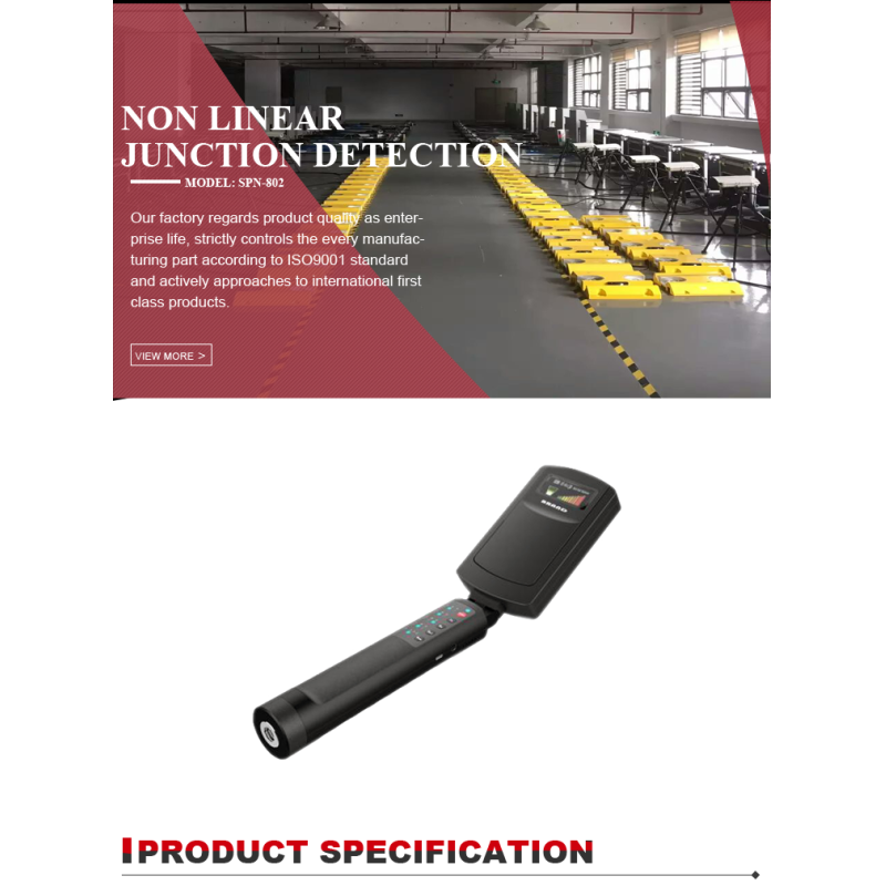 LCD screen 2.404GHz 2400MHz NLJD RF Metal Detector
