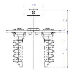 1300g Compact Soft Robotics Hand , Soft Gripper Used In Robots