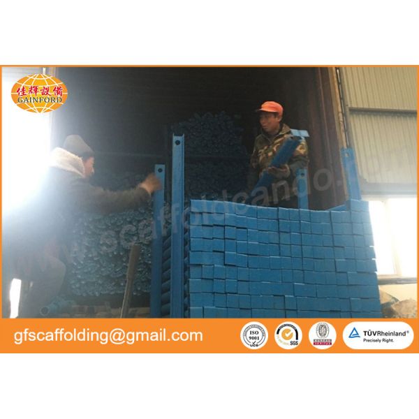 Painted 1.8M cup lock transom beam for cup lock scaffolding system in Qatar Dam building project