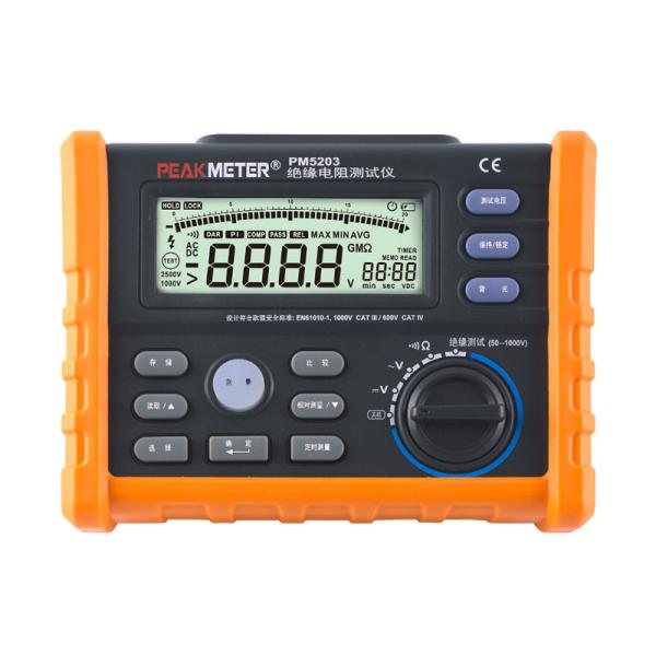 Buy High Voltage Digital Insulation Resistance Tester With DCV And ACV Detection at wholesale prices