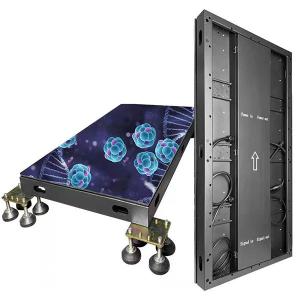 Quality Full Color 500x1000mm Dance Floor Led Screen P3.91 With Interactive Games for sale