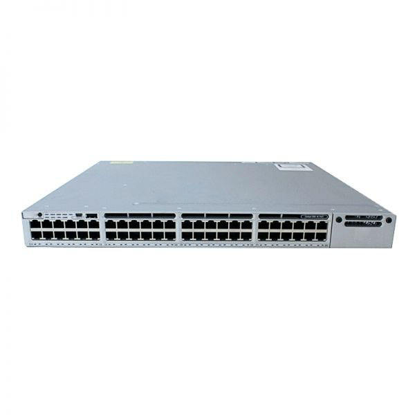 Stocked WS C3850 Series 48P-S 48 Ethernet Poe Ports Management Stackable Gigabit Switch with SNMP Function