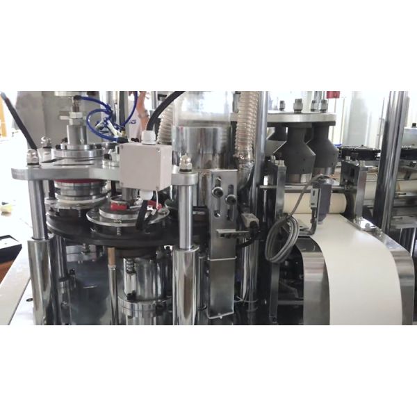 Double PE Coated Takeaway Food Container Making Machine 90 Pcs/Min